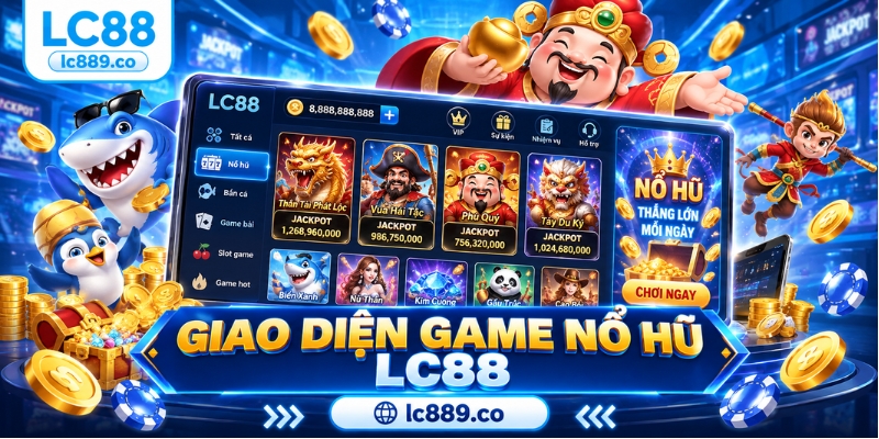 Giao diện game nổ hũ LC88