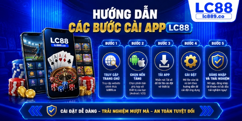Hướng dẫn các bước cài app LC88