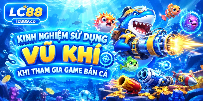 Kinh nghiệm sử dụng vũ khí khi tham gia game bắn cá